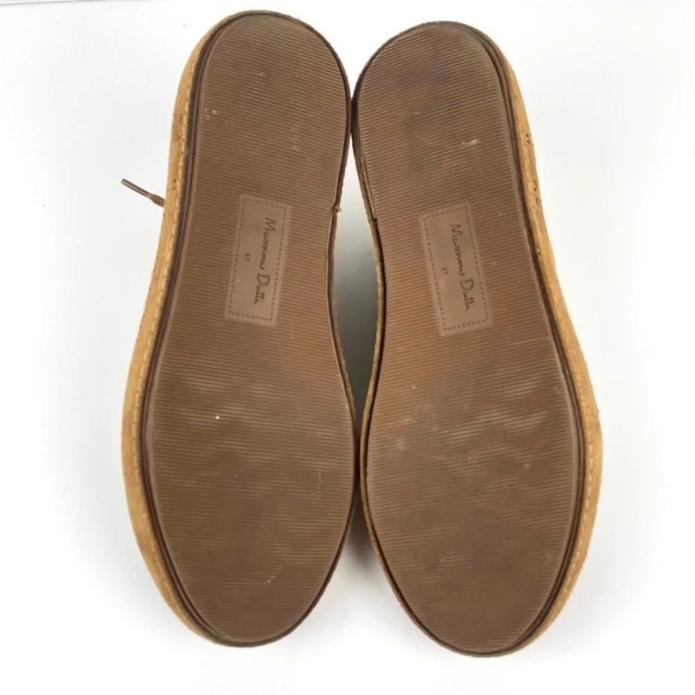 MASSIMO DUTTI Brown Suede Sneakers - Picture 7 of 8